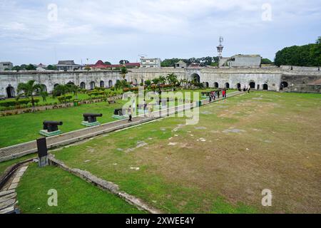 Benteng Marlborough Festung, Bengkulu Stadt, Indonesien Stockfoto