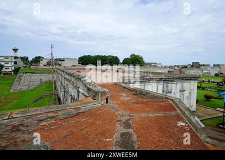 Benteng Marlborough Festung, Bengkulu Stadt, Indonesien Stockfoto