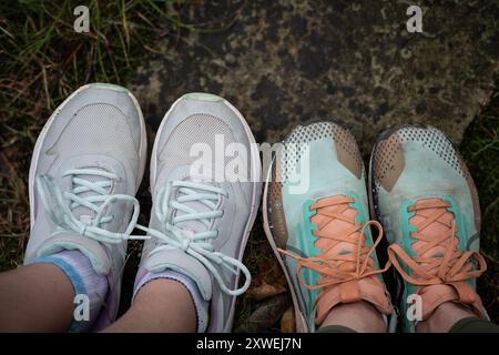 Gute Wanderschuhe Stockfoto