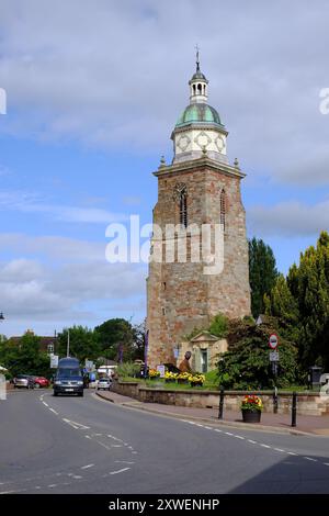 Der Pepperpot-Kirchturm, der derzeit als Besucherzentrum genutzt wird, in Upton upon Severn, Worcestershire, Großbritannien Stockfoto