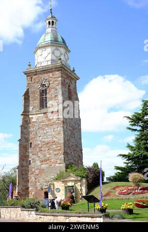 Der Pepperpot-Kirchturm, der derzeit als Besucherzentrum genutzt wird, in Upton upon Severn, Worcestershire, Großbritannien Stockfoto