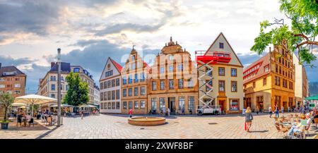 Altstadt von Bielefeld, deutschland Stockfoto