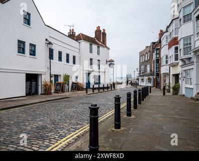 Bah Square, Old Portsmouth, Hampshire, England. Stockfoto