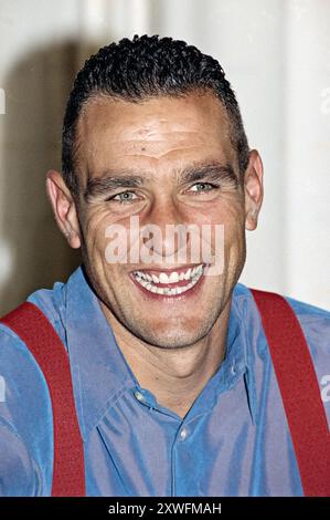 Fotoruf zur britischen Premiere von Lock, Stock und Two Smoking Barrels während des Edinburgh Film Festivals, 23.8.98. Vinnie Jones. Stockfoto