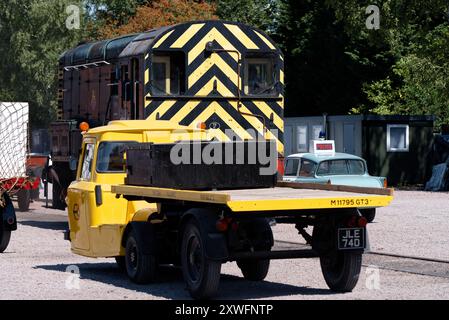 Railways at Work 1960s Re-enactment Event, Great Central Railway, Leicestershire, August 2024 Stockfoto