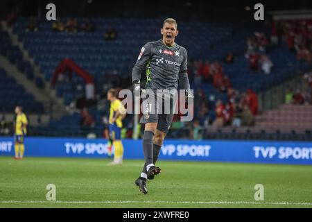 Krakau, Polen. August 2024. Fußball 2024 2025 Betclic 1 Liga Wisla Krakow vs Arka Gdynia op: Anton Chichkan Credit: Konrad Swierad/Alamy Live News Stockfoto