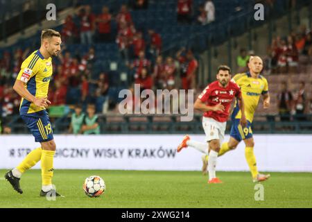 Krakau, Polen. August 2024. Fußball 2024 2025 Betclic 1 Liga Wisla Krakau vs Arka Gdynia op: Michal Rzuchowski Credit: Konrad Swierad/Alamy Live News Stockfoto