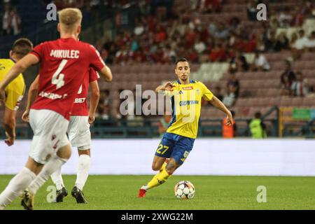 Krakau, Polen. August 2024. Fußball 2024 2025 Betclic 1 Liga Wisla Krakau vs Arka Gdynia op: Joao Oliveira Credit: Konrad Swierad/Alamy Live News Stockfoto