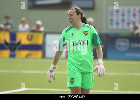 Beth Howard Torhüter Oxford United Women FC gegen Ipswich Town FC Women FA Women's National League 18. August 2024 Oxford City FC Stockfoto