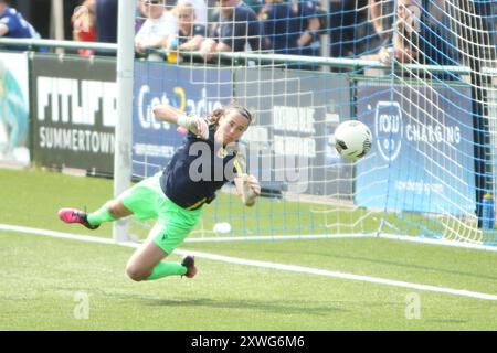 Beth Howard Torhüter Oxford United Women FC gegen Ipswich Town FC Women FA Women's National League 18. August 2024 Oxford City FC Stockfoto