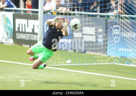 Beth Howard Torhüter Oxford United Women FC gegen Ipswich Town FC Women FA Women's National League 18. August 2024 Oxford City FC Stockfoto