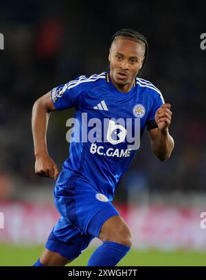 Bobby Decordova-Reid in Leicester City während des Premier League-Spiels im King Power Stadium in Leicester. Bilddatum: Montag, 19. August 2024. Stockfoto