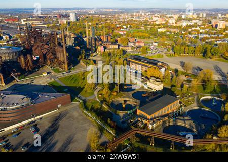 Verlassene Hochöfen des Eisen- und Stahlwerks Vitkovice Stockfoto