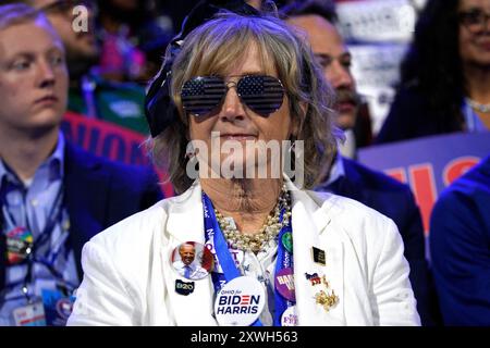 Chicago, Usa. August 2024. Tag eins der Democratic National Convention (DNC) im United Center in Chicago, Illinois am 19. August 2024. Foto: Yuri Gripas/ABACAPRESS. COM Credit: Abaca Press/Alamy Live News Stockfoto
