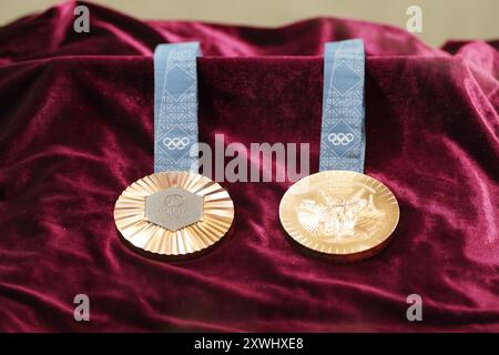 Kanagawa, Japan. August 2024. Allgemeine Ansicht Badminton : Daihatsu Japan Open 2024 Mixes Doppel 1. Runde Spiel in der Yokohama Arena in Kanagawa, Japan. Quelle: AFLO/Alamy Live News Stockfoto