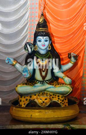 lord shiva Happy Maha Shivaratri Grußkarte Lord shiva Statue Stockfoto