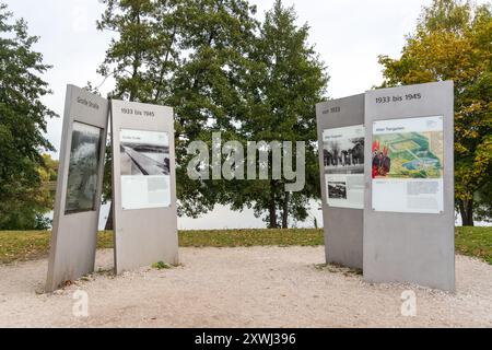 Große Straße oder große Straße, Rallye-Gelände der NSDAP Nürnberg, Deutschland Stockfoto