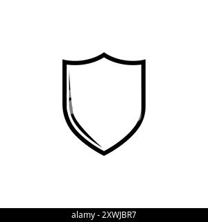 Schirmkontur Icon Vektor Illustration Logo Vorlage für viele Zwecke. Isoliert auf weißem Hintergrund Stock Vektor