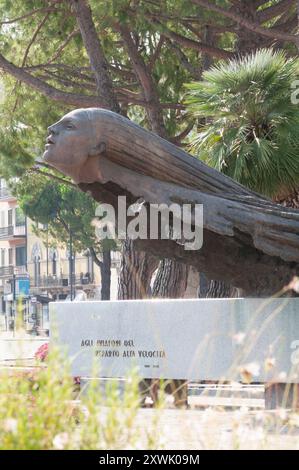 Italien, Lombardei, Desenzano, Monumento Ai Caduti Reparto Alta Velocita Denkmal von Aurelio Quaglino datiert 1936 Stockfoto