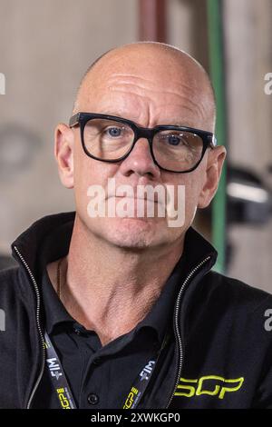 Tony Rickardsson – sechsfacher schwedischer Rennbahn-Weltmeister Stockfoto