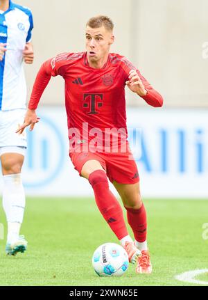 München, Deutschland. August 2024. Gabriel Vidovic, FCB 46 im Einsatz beim Freundschaftsspiel FC BAYERN München - GRASHÜPFER Zuerich am 20. August 2024 in München Saison 2024/2025, FCB, Fotograf: ddp Images/STAR-Images Credit: ddp Media GmbH/Alamy Live News Stockfoto