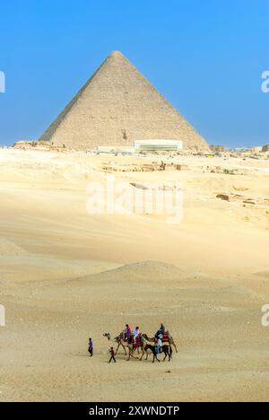 Pyramide von Cheops - Giza, Unterägypten Stockfoto