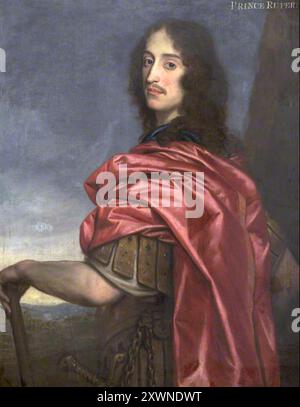 PRINZ RUPERT VON RHEIN, Herzog von Cumberland, (1619–1682) englisch-deutscher Armeeoffizier Stockfoto