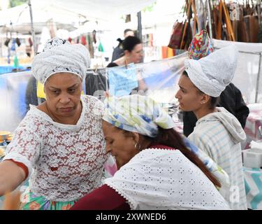 Ipanema Hippie Street Market, Rio de Janeiro Stockfoto