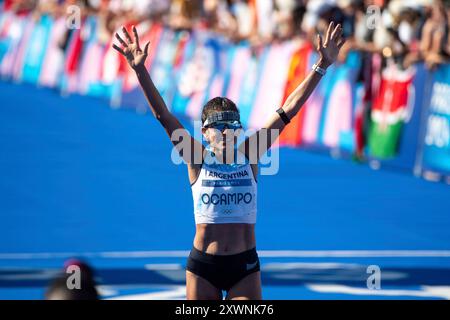 OCAMPO Daiana (Argentinien), Marathon Frauen, FRA, Olympische Spiele Paris 2024, Leichtathletik, 11.08.2024 Foto: Eibner-Pressefoto/Michael Memmler Stockfoto