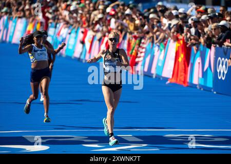 FRANZÖSISCH Camille (Neuseeland), Marathon Frauen, FRA, Olympische Spiele Paris 2024, Leichtathletik, 11.08.2024 Foto: Eibner-Pressefoto/Michael Memmler Stockfoto