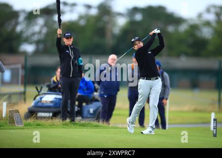 August 2024; Old Course in St Andrews, St Andrews, Fife, Schottland; AIG Womens Open Golf, Übungstag 2; Stockfoto