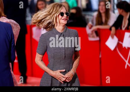 Die US-amerikanische Schauspielerin Meg Ryan besucht am 20. August 2024 das 30. Sarajevo Film Festival im Sarajevo National Theatre in Sarajevo, Bosnien und Herzegowina. Foto: Armin Durgut/PIXSELL Credit: Pixsell/Alamy Live News Stockfoto