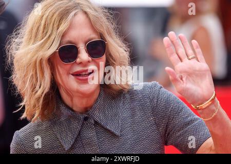 Die US-amerikanische Schauspielerin Meg Ryan besucht am 20. August 2024 das 30. Sarajevo Film Festival im Sarajevo National Theatre in Sarajevo, Bosnien und Herzegowina. Foto: Armin Durgut/PIXSELL Credit: Pixsell/Alamy Live News Stockfoto