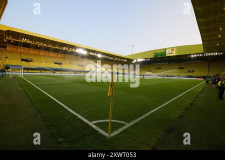 Villarreal, Castellon, Spanien. August 2024. Ansichten des Stadions während des Spiels der La Liga zwischen Villarreal CF und Club Atletico de Madrid im Estadio de la Ceramica am 19. August 2024 in Villarreal, Spanien (Bild: © David Ramirez/DAX via ZUMA Press Wire) NUR ZUR REDAKTIONELLEN VERWENDUNG! Nicht für kommerzielle ZWECKE! Stockfoto