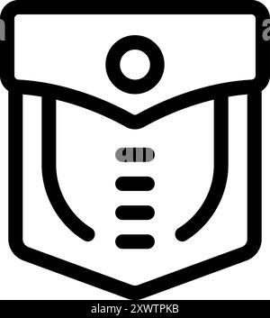 Einfaches Strichsymbol, das die Gesundheit der Wirbelsäule darstellt und die Wichtigkeit der Rückenmarkspflege und des Wohlbefindens unterstreicht Stock Vektor