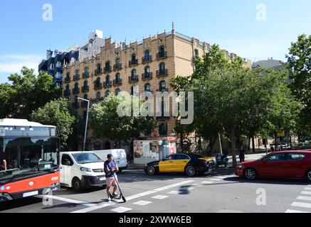 Fälle Ramos auf PL. De Lesseps, 30, Sarrià-Sant Gervasi, Barcelona, Spanien, Stockfoto