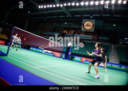 Westenergie Sporthalle, Mülheim an der Ruhr, Deutschland, 29. Februar 2024, Badminton YONEX German Open 2024. Stockfoto