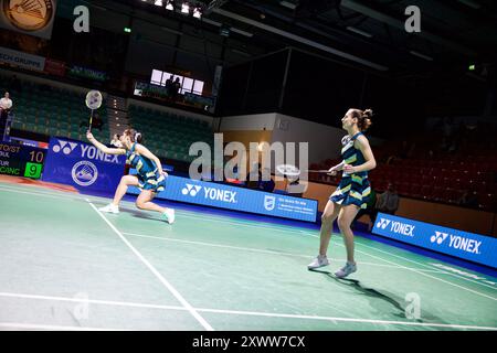 Westenergie Sporthalle, Mülheim an der Ruhr, Deutschland, 29. Februar 2024, Badminton YONEX German Open 2024. Stockfoto