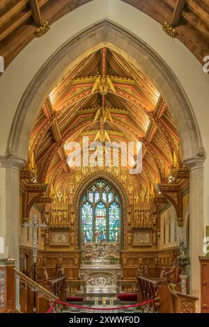 Altar in St Mary Magdalene Kirche, Sandringham House, Norfolk, England Stockfoto