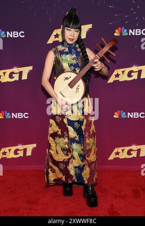 Nini kommt zu „America's Got Talent“ Staffel 19 Live Show – Woche 2, die am 20. August 2024 im Hotel Dena in Pasadena, CA. © Lisa OConnor/AFF-USA.com stattfand Stockfoto