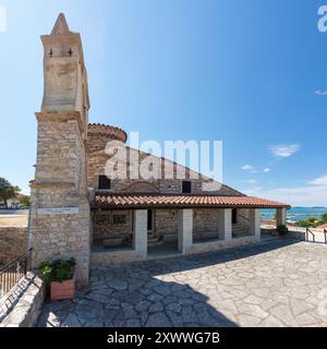 Die Kirche der Jungfrau Maria in Koronisia, Ambrazianischer Golf, Arta, Griechenland Stockfoto