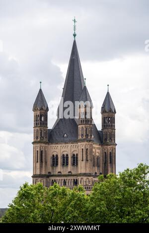 Große St. Martin Kirche, katholische Kirche in Köln, Nordrhein-Westfalen, Deutschland Stockfoto