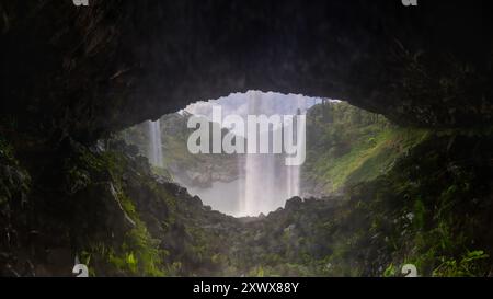 K50-Wasserfall-Szene in der Provinz Kon Tum, Vietnam Stockfoto