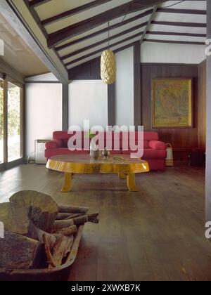 Tatami-Zimmer in einem traditionellen Seite japanische Landhaus Stockfoto