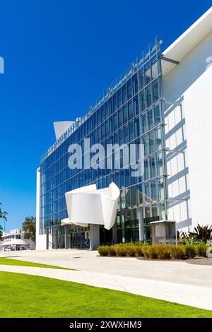 Außenansicht des New World Center Konzerthalle-Gebäudes von Frank Gehry, Miami Beach, Florida, USA Stockfoto