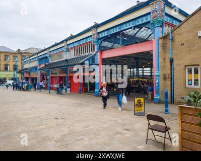 Huddersfield Open Market Stockfoto