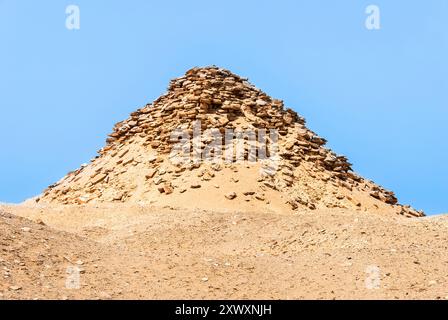 Pyramide von Userkaf - Nekropole Sakkara, Unterägypten Stockfoto