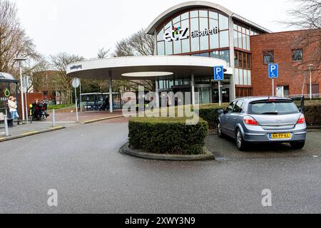 Haupteingang des ETZ Elisabeth-Krankenhauses Haupteingang des ETZ Elisabeth-Krankenhauses, wo am Mittwoch, 26. Februar 2020 der erste niederländische COVID-19-Patient aus Loon op Zand zur medizinischen Behandlung des Corona-Virus in Quarantäne gebracht wurde. Tilburg, Niederlande. Tilburg ETZ Elisabeth Noord-Brabant Nederland Copyright: XGuidoxKoppesxPhotox Stockfoto