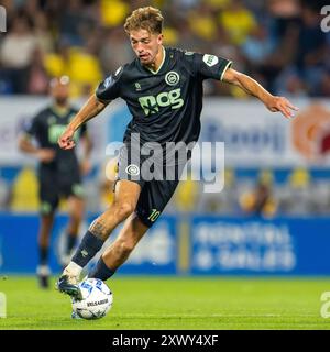 Waalwijk, Niederlande. August 2024. WAALWIJK, NIEDERLANDE - 17. AUGUST: Luciano Valente vom FC Groningen im Spiel der niederländischen Eredivisie zwischen dem RKC Waalwijk und dem FC Groningen im Mandemakers Stadion am 17. August 2024 in Waalwijk, Niederlande. (Foto: Joris Verwijst/Orange Pictures) Credit: dpa/Alamy Live News Stockfoto