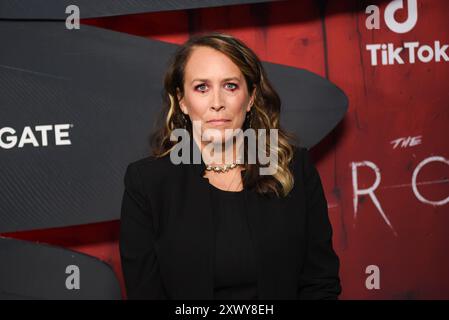 New York, USA. August 2024. Molly Hassell besuchte am 20. August 2024 die Crow-Filmpremiere im Village East von Angelika in New York, NY. (Foto: Efren Landaos/SIPA USA) Credit: SIPA USA/Alamy Live News Stockfoto